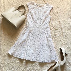 Gorgeous White Eyelet Dress - London Times